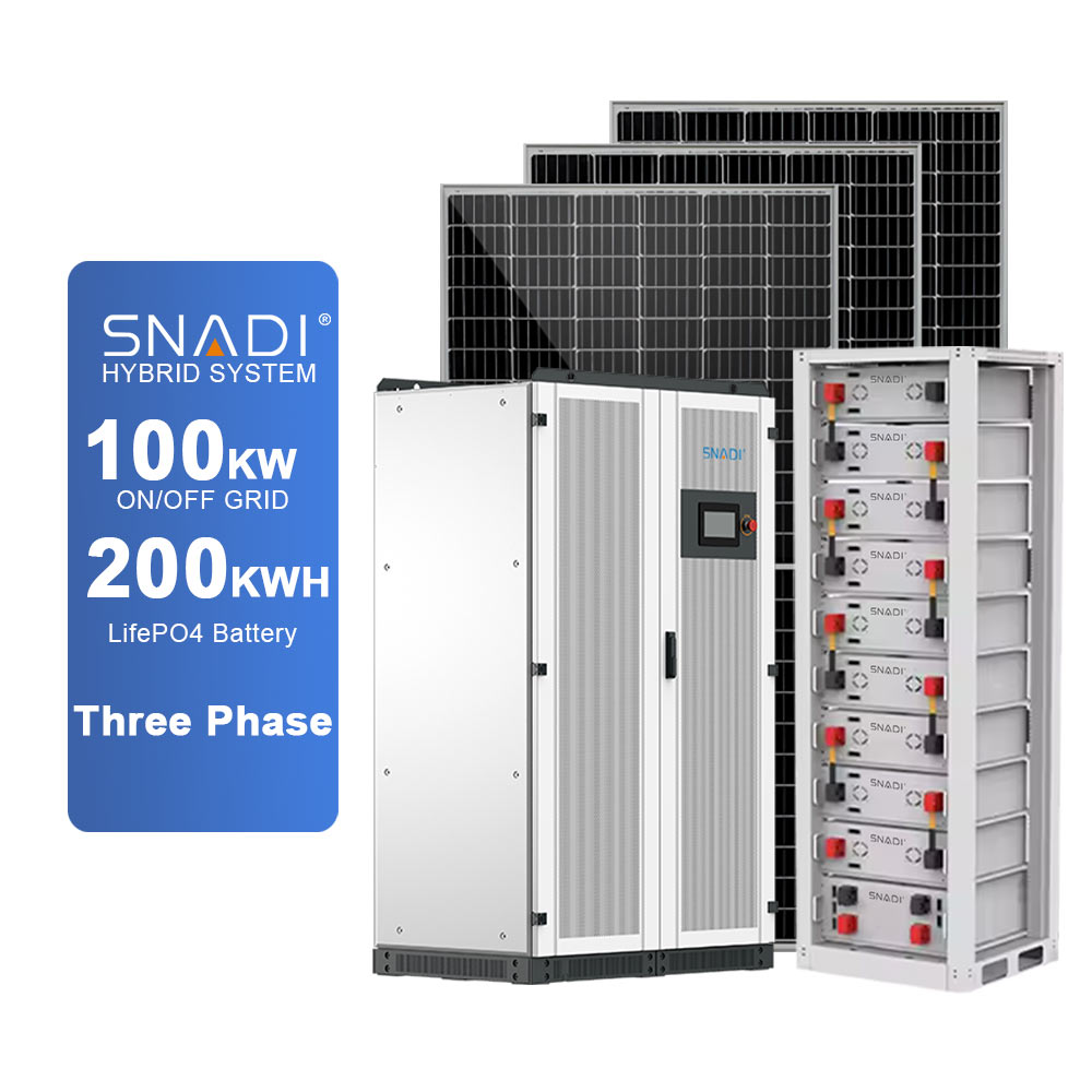 100KW 200KWH Solar Energy Storage System SNADI 100KW 200KWH Commercial & Industrial Energy Storage Systems