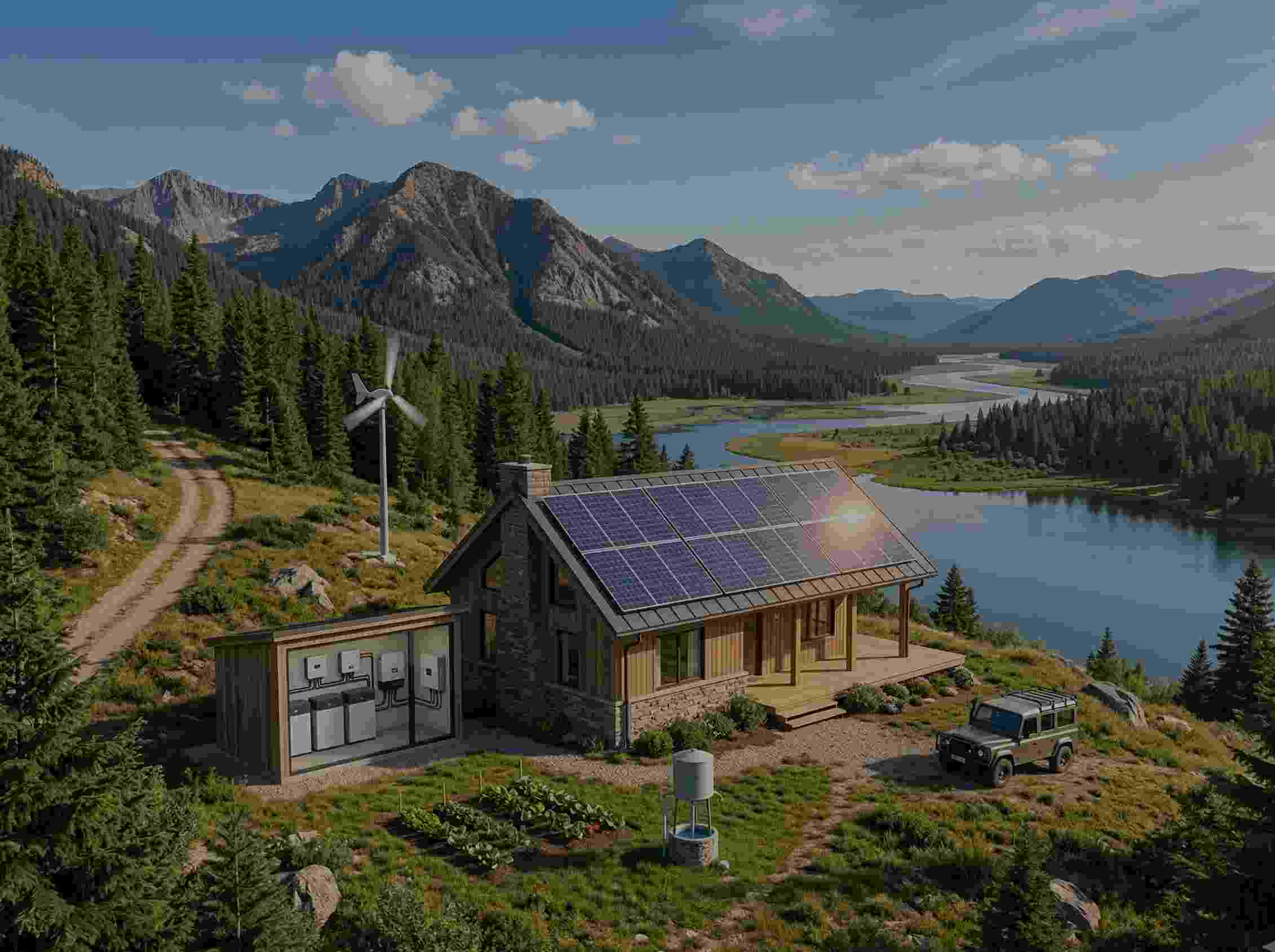 Achieve complete energy independence with SNADI Solar's off grid solutions. Our integrated solar, wind, and battery storage systems provide reliable power for remote homes and cabins worldwide. Reliable Off-Grid Solar & Energy Storage Solutions | SNAT Solar