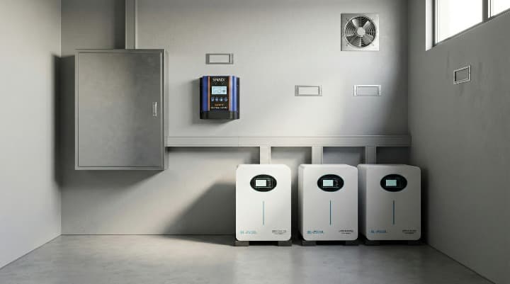 Solar Energy Storage Solutions & System Components | SNADI/SNAT Solar integrated-solar-energy-storage-solution-lifepo4-battery-mppt-controller