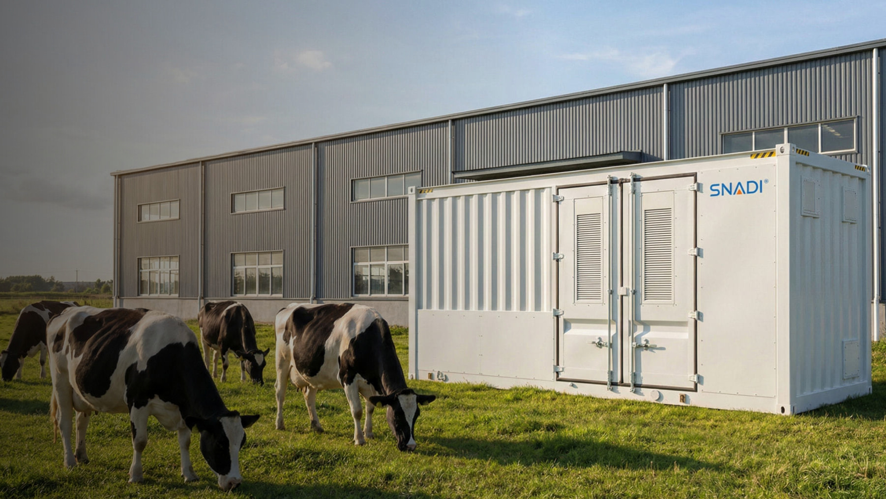 Explore SNADI's versatile energy storage containers. Our BESS solutions are designed to bridge the gap between industrial power and agricultural sustainability, providing reliable green energy for farms and factories alike. SNADI Containerized Energy Storage Solutions for Agriculture & Industry