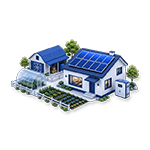 10kW Off Grid Solar System for Homes and Small Farms | SNADI/SNAT Solar 10kW off grid solar system for homes and small farms with solar panels battery storage and greenhouse application