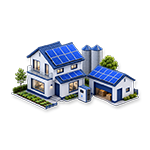 20kW Off Grid Solar System for Farms and Small Commercial Sites | SNADI/SNAT Solar 20kW off grid solar system for farms villas and small commercial sites with solar panels and battery storage