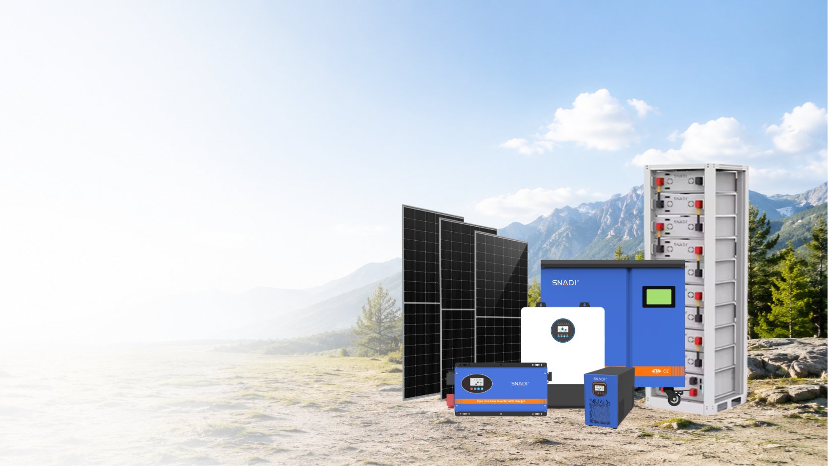 Explore SNADI/SNAT complete off grid solar systems with solar panels, inverters and battery storage, engineered for homes, farms, remote sites and commercial power applications. Complete Off Grid Solar System with Battery | SNADI/SNAT Solar