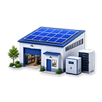 30kW Off Grid Solar System for Workshops and Commercial Facilities | SNADI/SNAT Solar 30kW off grid solar system for workshops and commercial facilities with rooftop solar and battery storage