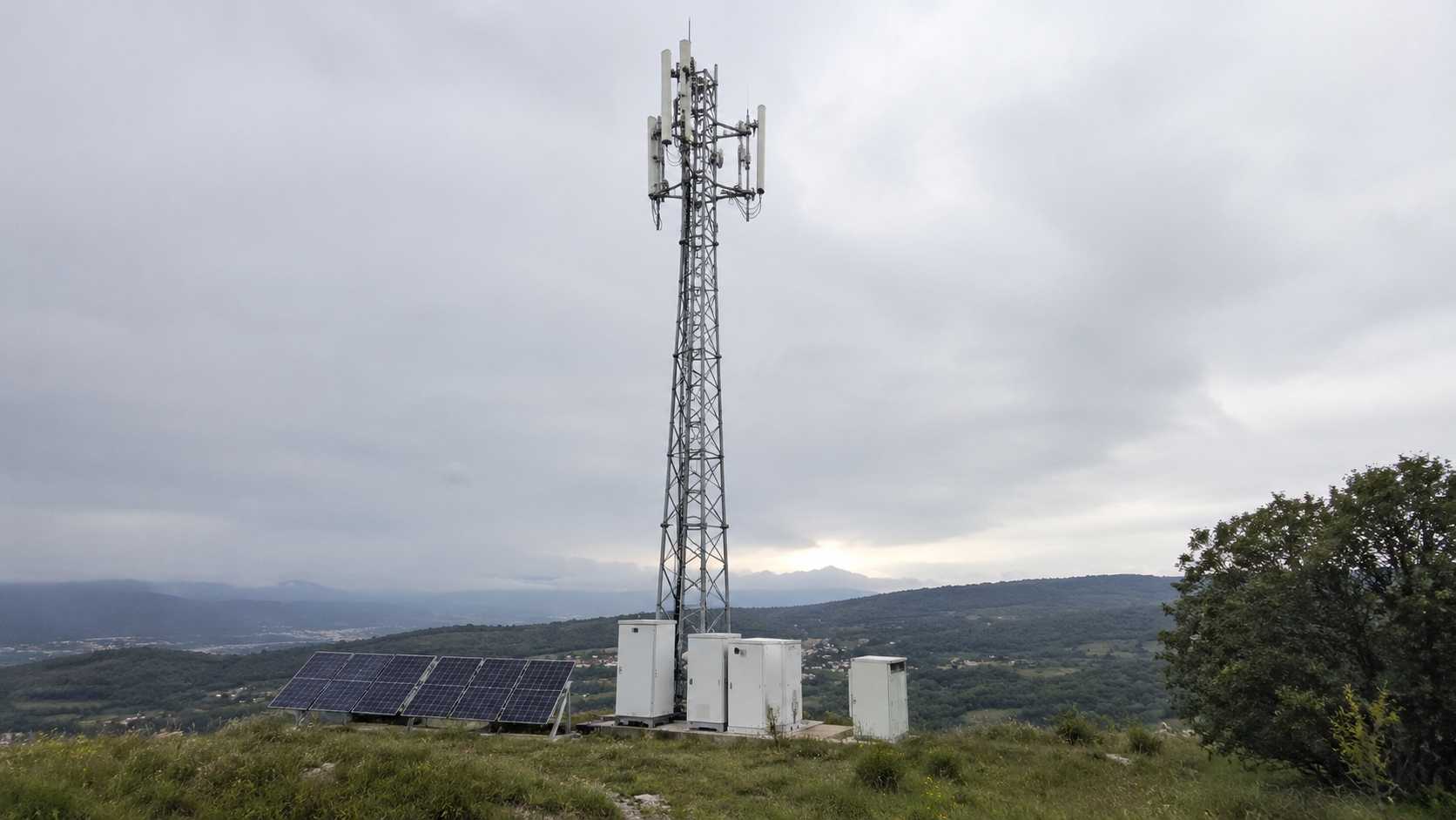 Off Grid Solar System for Telecom and Remote Sites | SNADI/SNAT Solar Off grid solar system application for telecom and remote sites with communication tower equipment