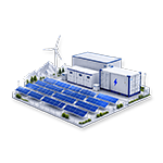 100kW+ Off Grid Solar System for Industrial and Remote Power Projects | SNADI/SNAT Solar 100kW plus off grid solar system for industrial and remote power projects with solar array and container energy storage