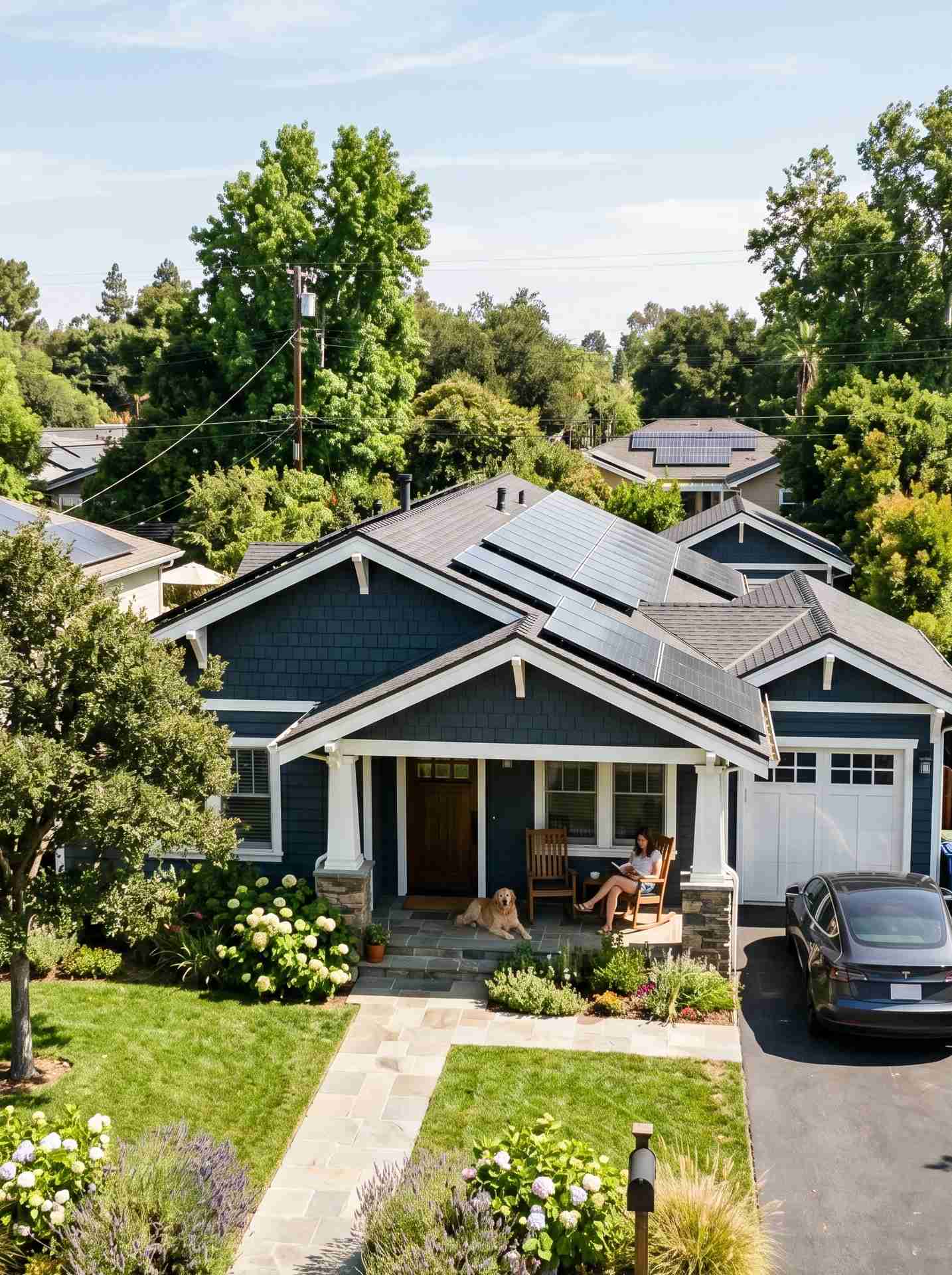 SNAT Residential Solar Power Solutions: Classic American Home Example