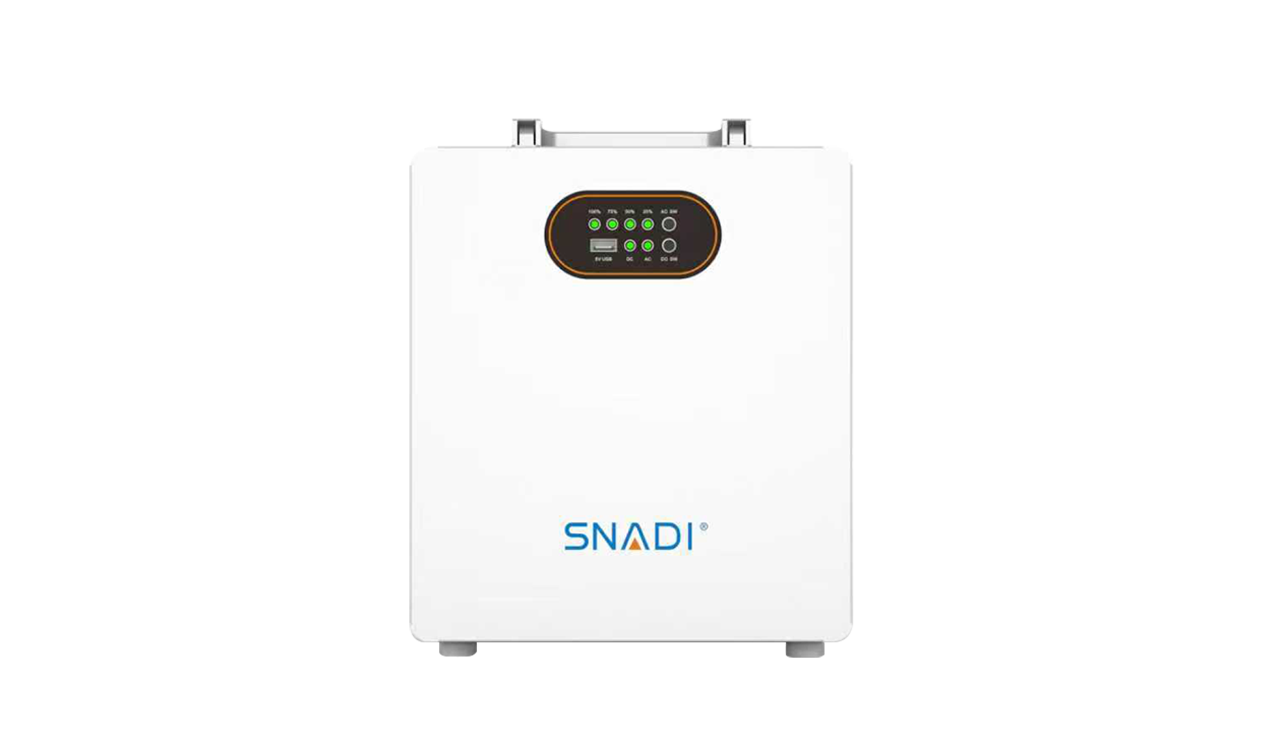 SNADI MS portable energy storage power supply with compact design and handle for outdoor use.