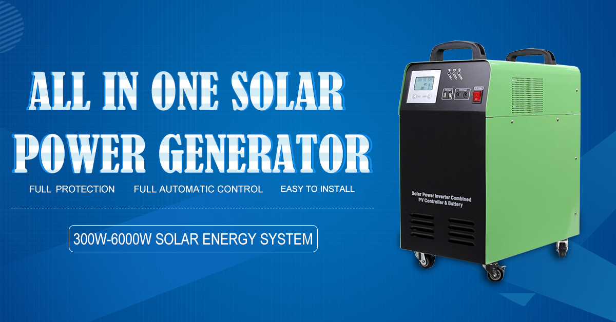 all in one solar power generator