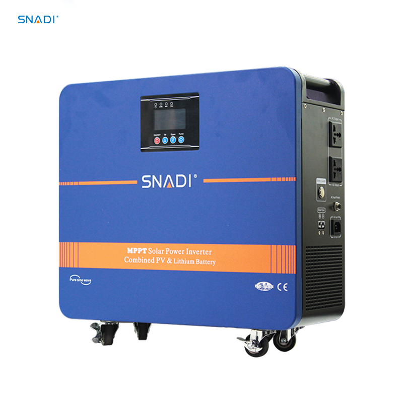 ALL in One Solar Generator with MPPT Controller LiFePO4 Battery（3）