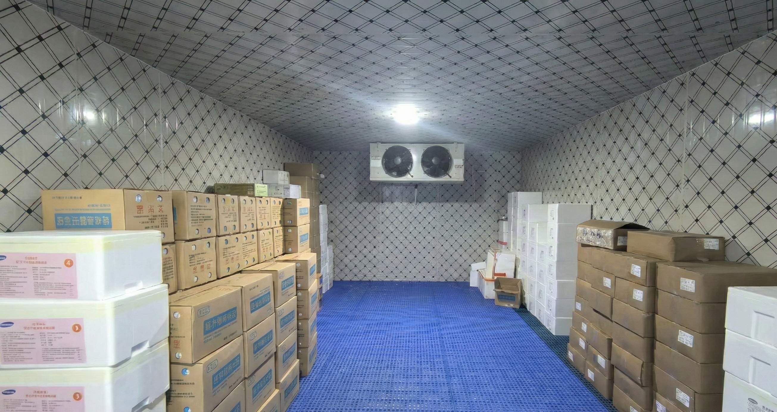 Inside the Limpopo Dairy refrigeration room, where milk products are kept fresh using reliable power from the SNAT solar storage system.