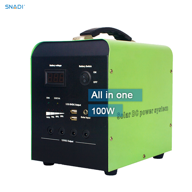 Outdoor Camping Outdoor Solar Power Generator 100W 