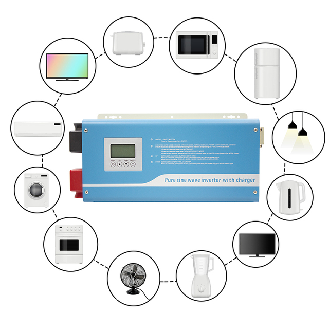 SNADI 3kw 24vdc 48vdc complete set off grid solar system builds in gel battery for home use