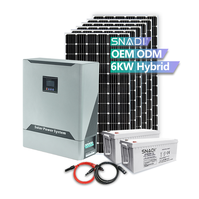 NKM 6KW Hybrid Solar Inverter Set