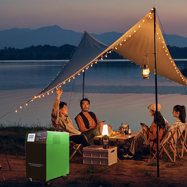 1KW 12V All In One Solar Generator for Camping