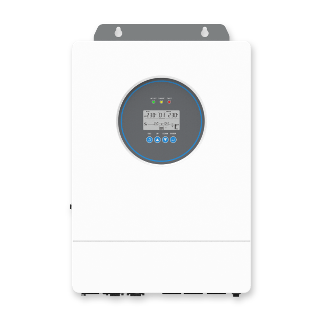 SNADI AS series 3.6kW On/Off Grid Hybrid Solar Inverter for US market featuring built-in MPPT and LCD display.