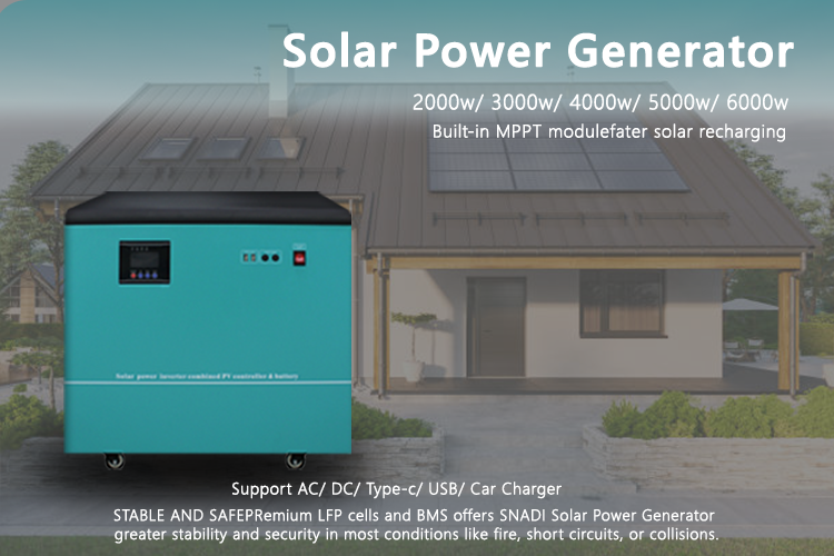 solar power generator for home use