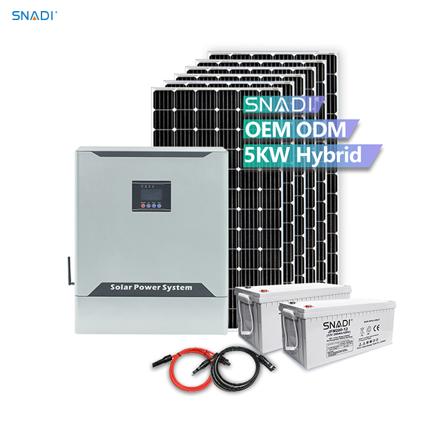 5KW Household Efficient Solar Energy System 