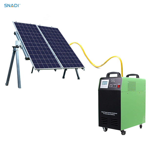 Commercial Portable Solar Generator with Solar Panel