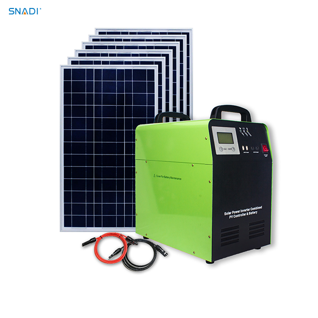 300W-1500W AC DC Solar Portable Generator with Battery