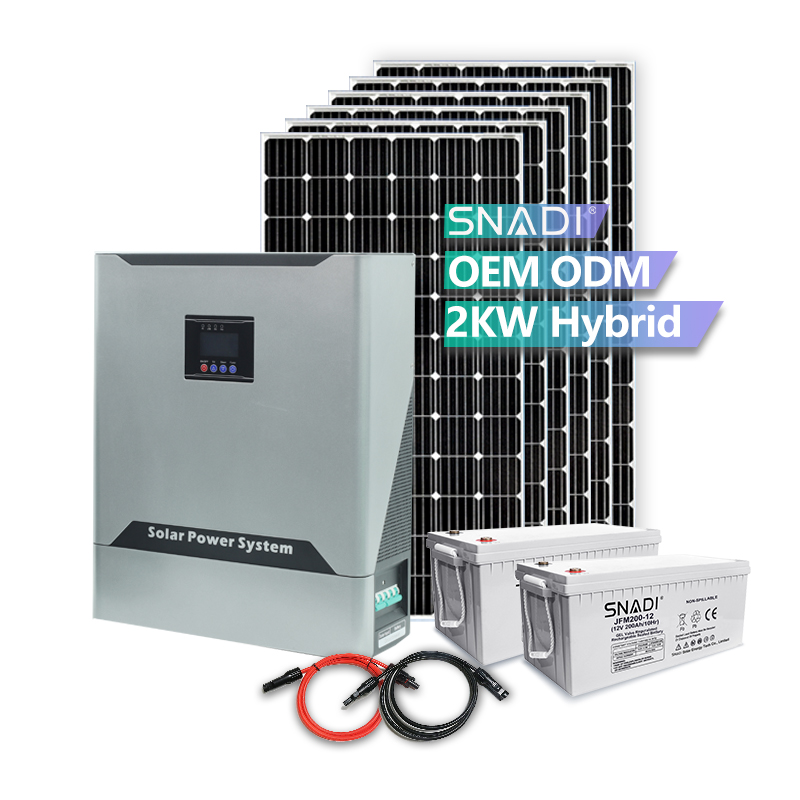 NKM 2KW Hybrid Solar Inverter Set