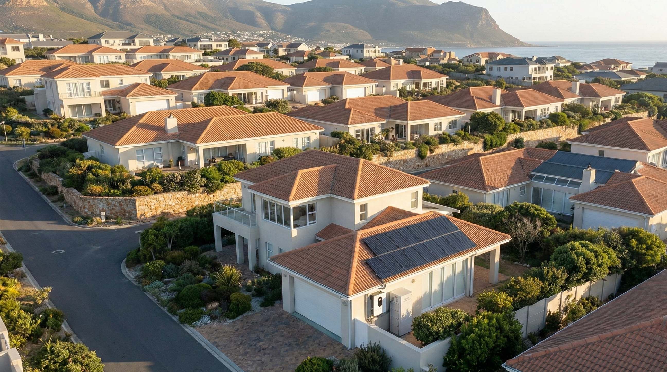 Cape Town equipped with a SNADI 12kW solar power system and solar panels.