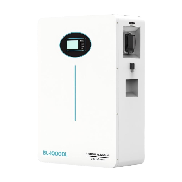 High-capacity SNADI vertical lithium batteries BL-10000L (200Ah) with smart LCD monitoring and Grade A LiFePO4 cells.