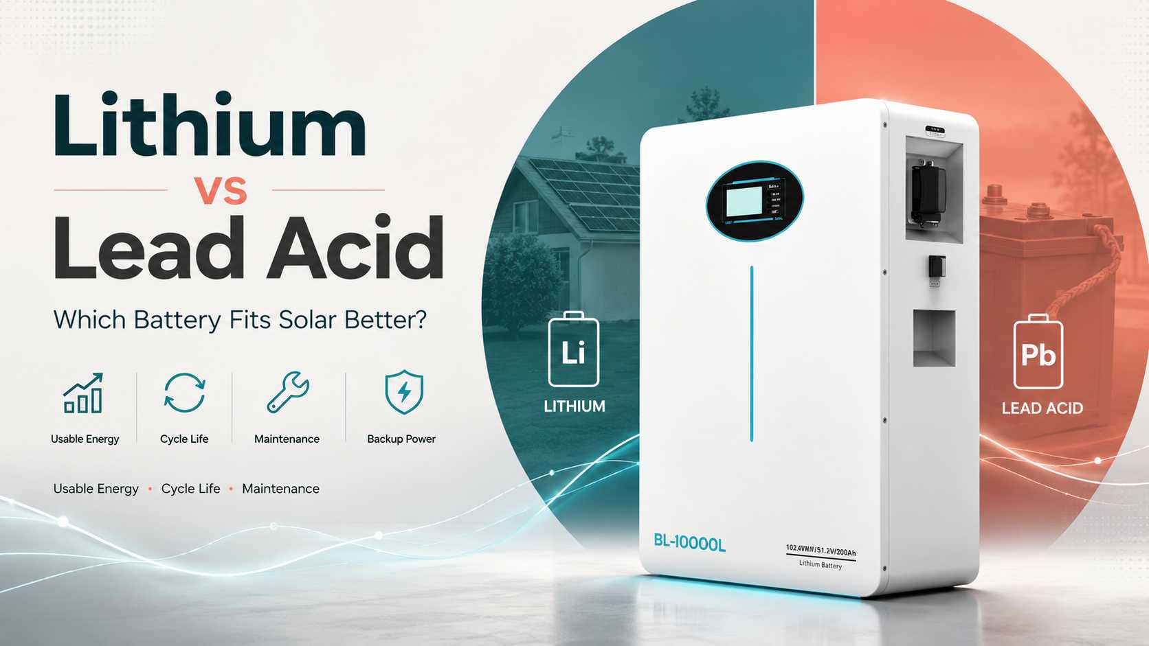 Lithium Vs Lead Acid Batteries for Solar: Which One Should You Choose?