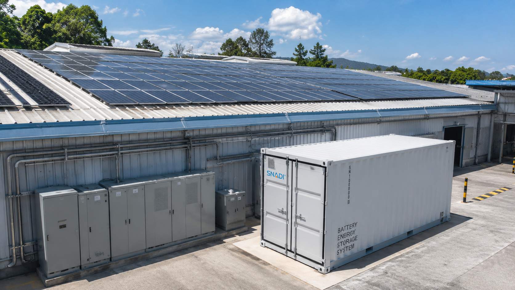 Commercial Hybrid Solar System Design