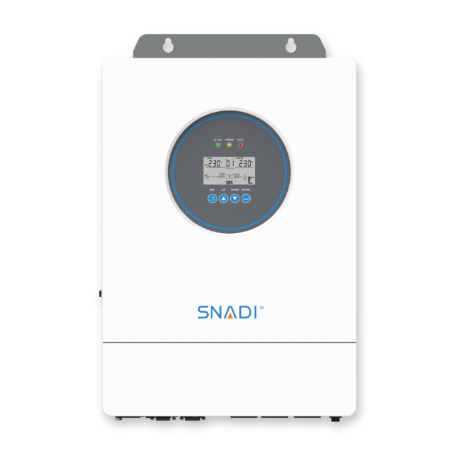 SNAT AS 3.6kW on off-grid solar inverter front view for home solar power and battery storage applications