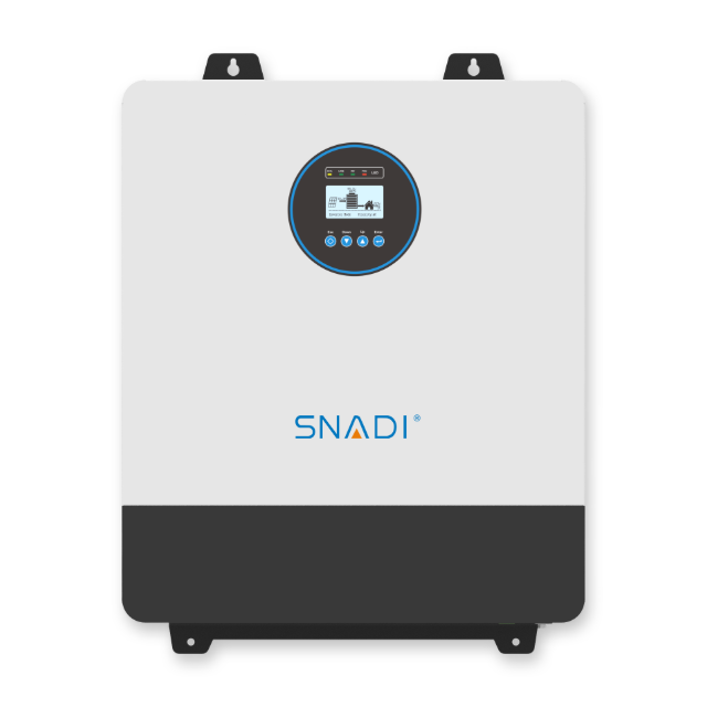 SNAT NKF low frequency split phase solar inverter front view for off-grid solar and battery storage systems