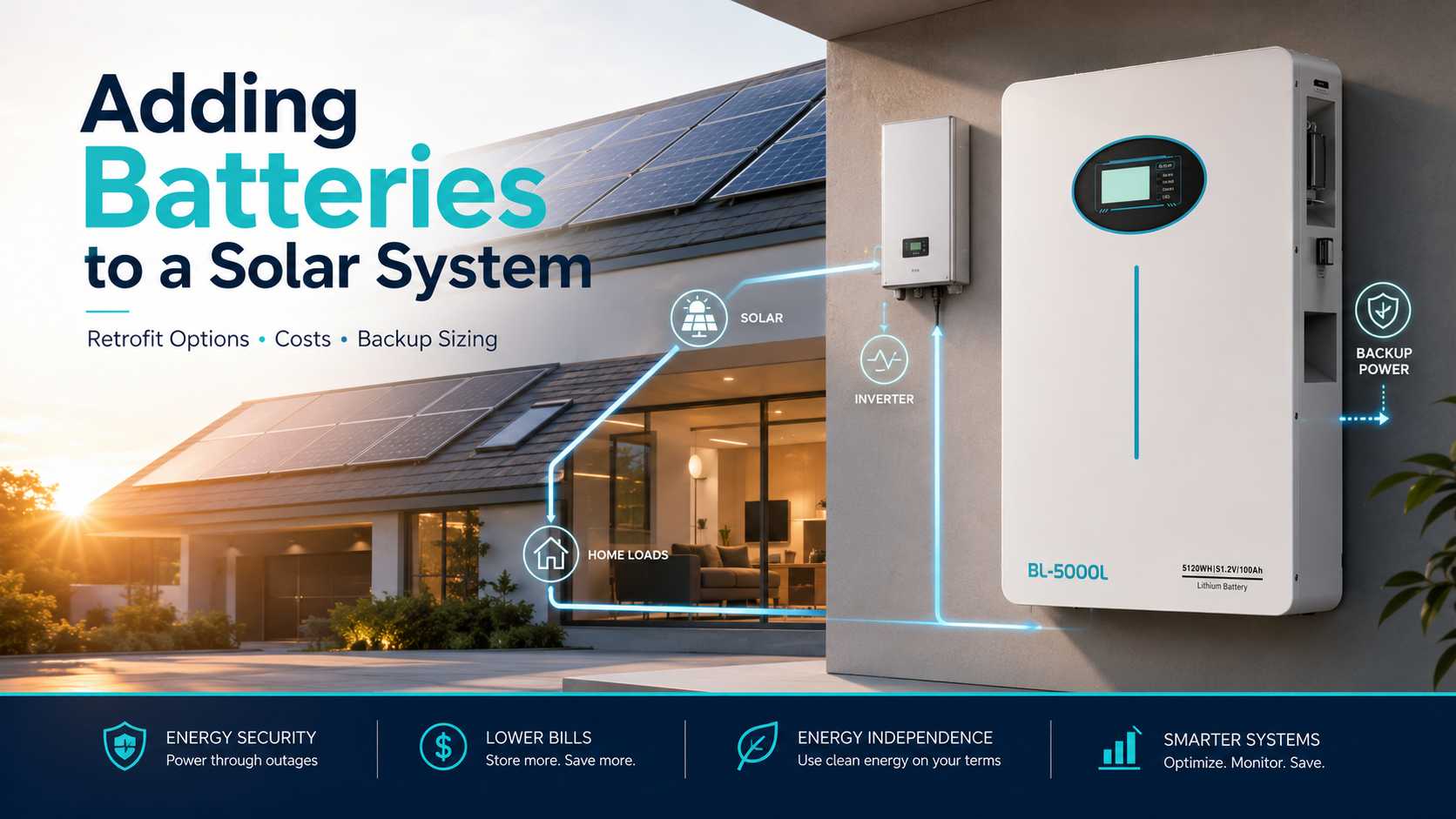 Adding Batteries To A Solar System: Retrofit Options, Costs And Backup Sizing Checklist