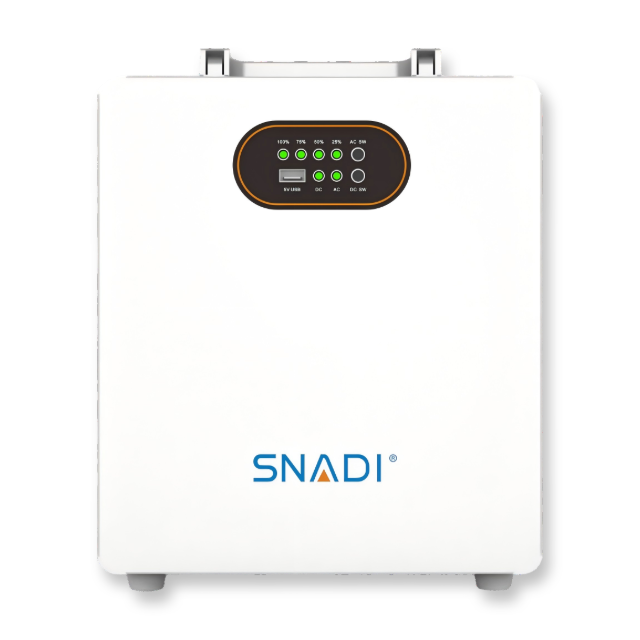 SNAT MS 300W portable power station front view for lightweight outdoor and emergency backup power