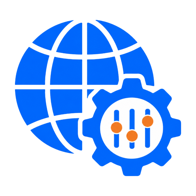 Local market configuration icon for solar inverter and energy storage solutions