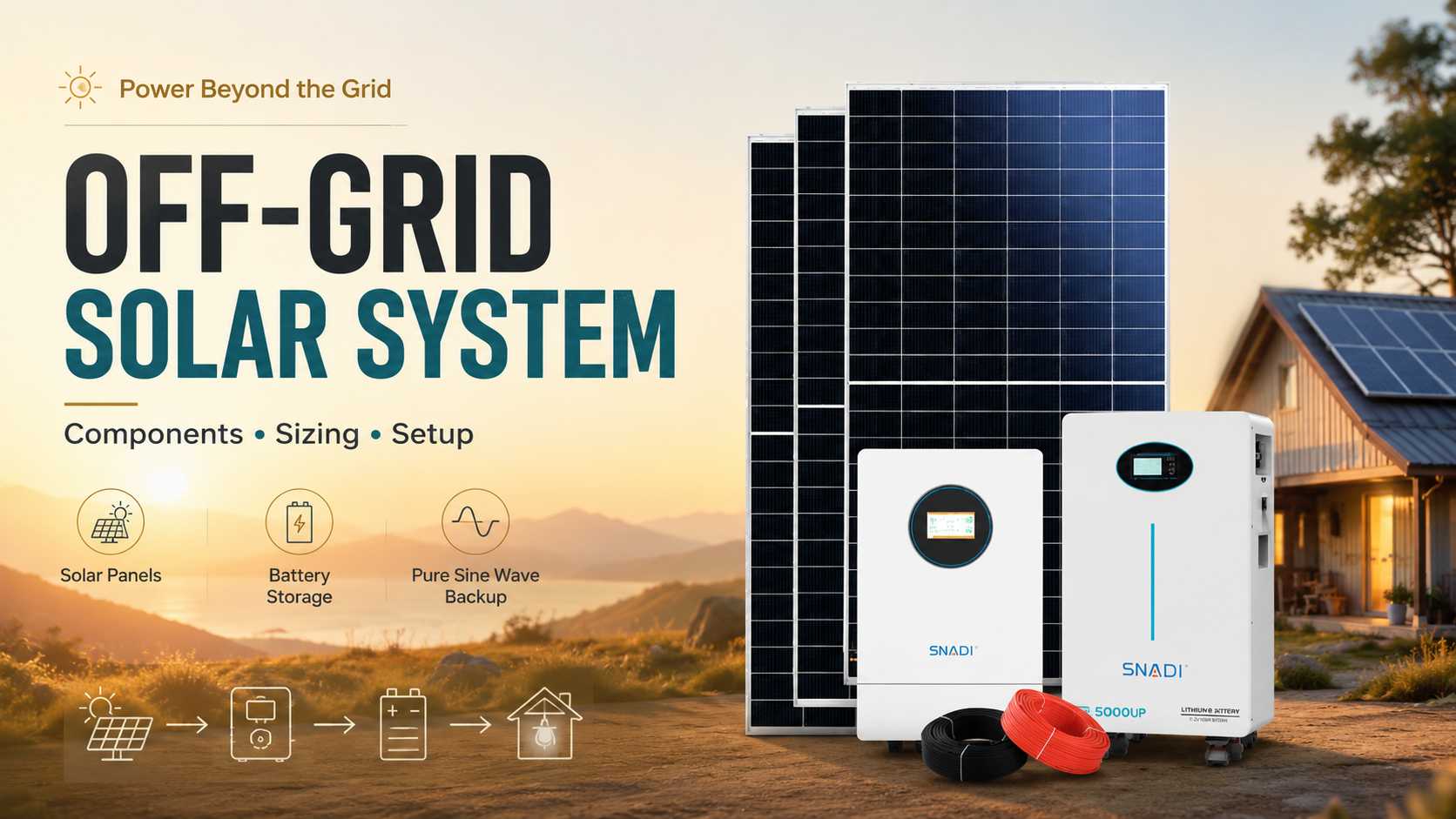 What Is An Off-Grid Solar System? Components, Sizing And Setup Guide