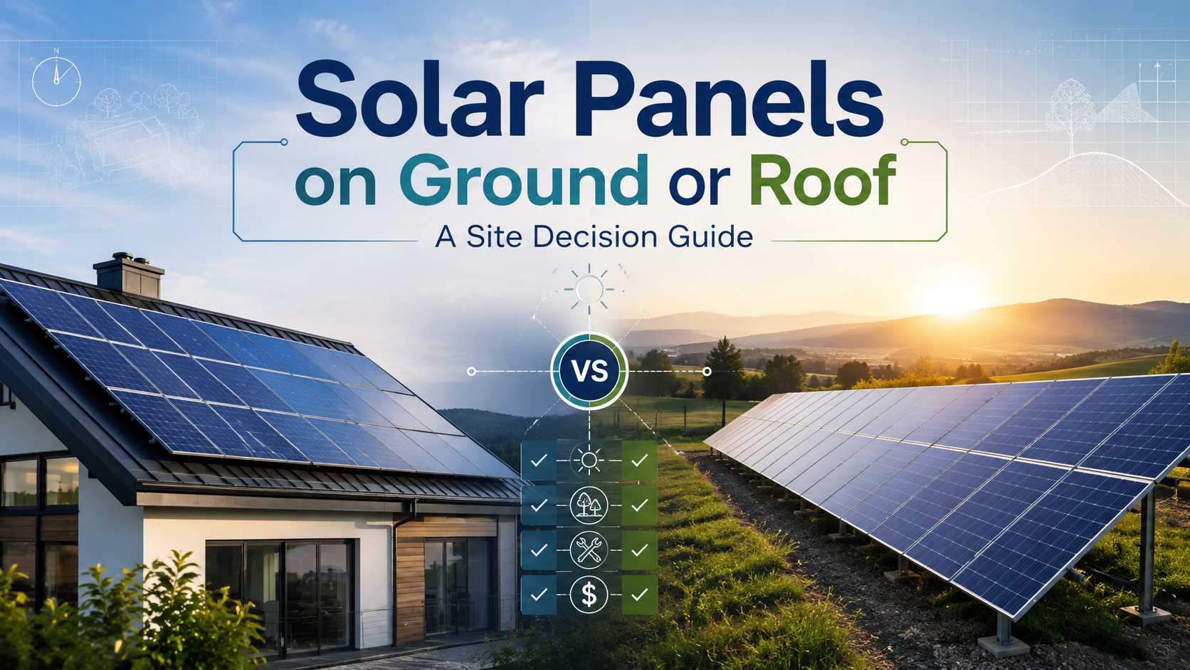 Should Solar Panels Go on Your Roof Or in Your Yard