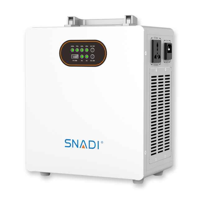 SNAT MS 300W portable power station with pure sine wave AC output for outdoor and backup power