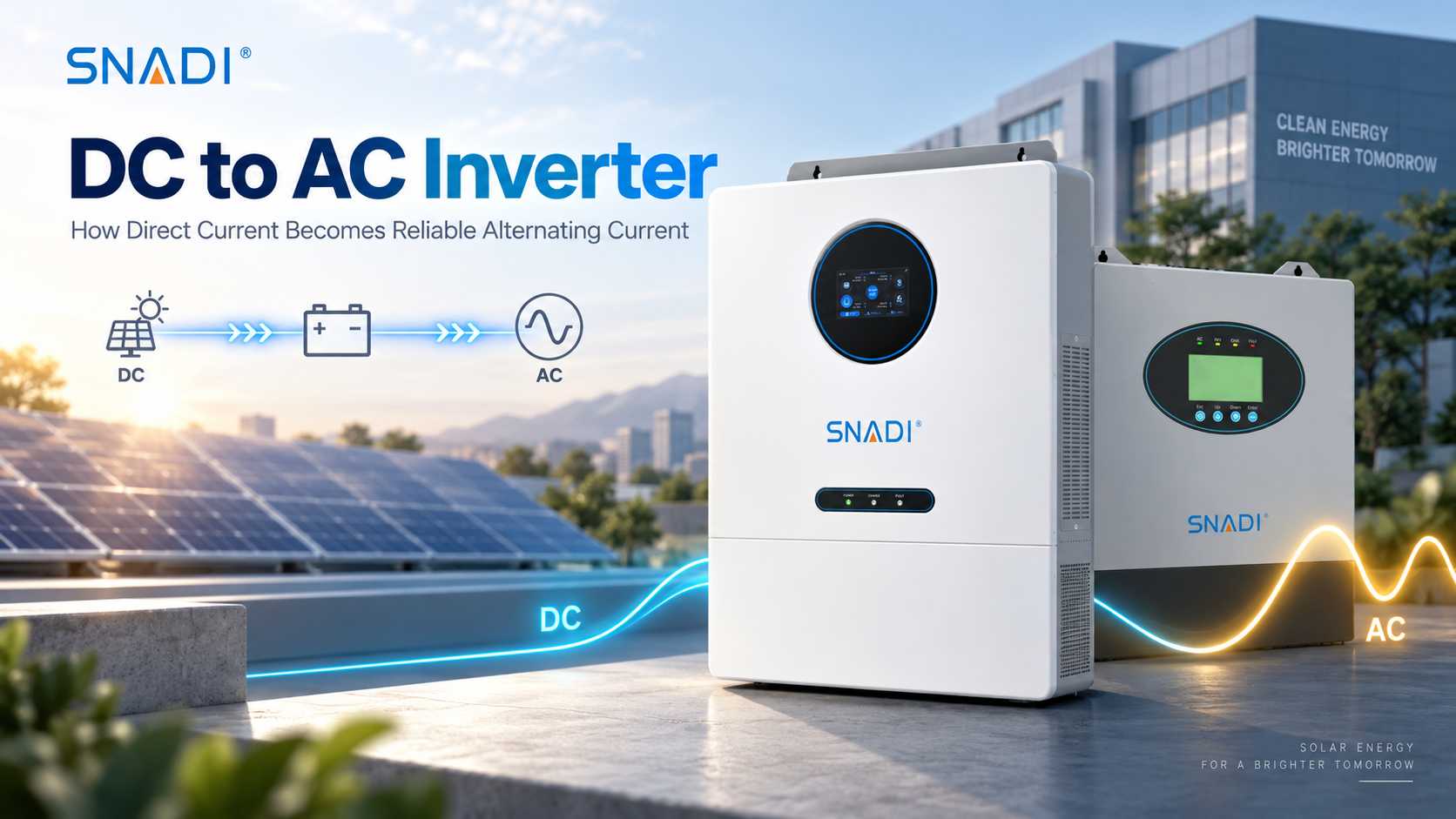 How Does A DC To AC Inverter Work for Solar And Battery Systems?
