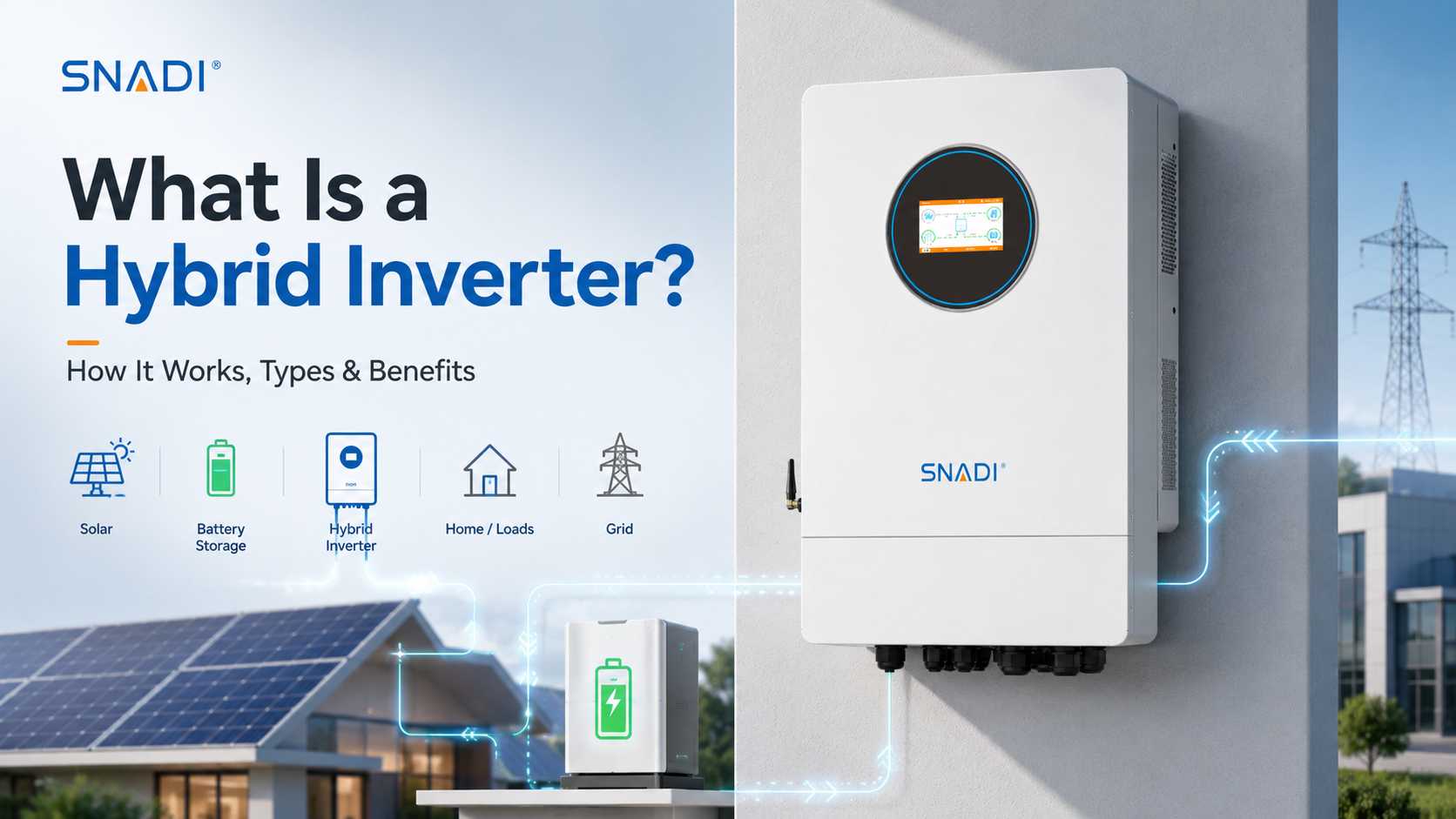 What Is A Hybrid Inverter? How It Works, Types & Benefits