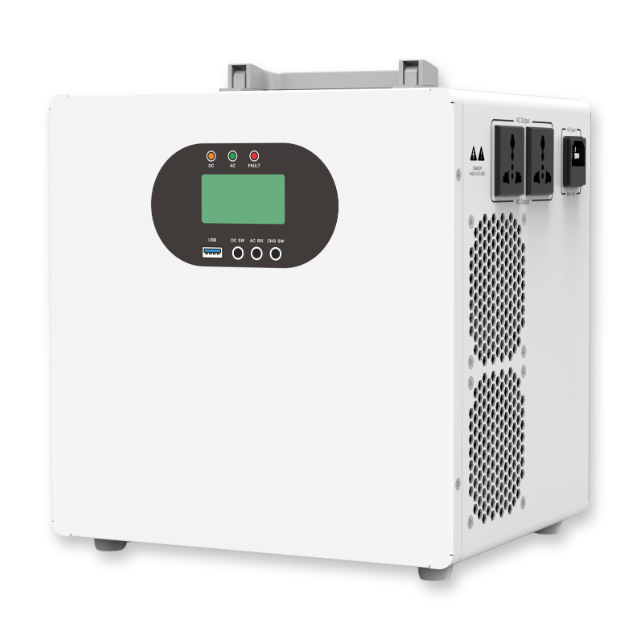 SNADI MS portable power station with LCD display, AC outlets, USB port and side cooling vents