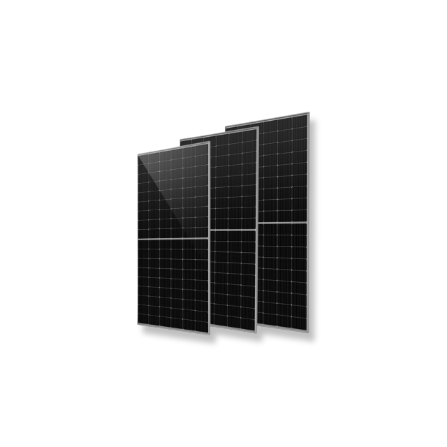 Solar panels generating DC power for a complete off-grid solar system