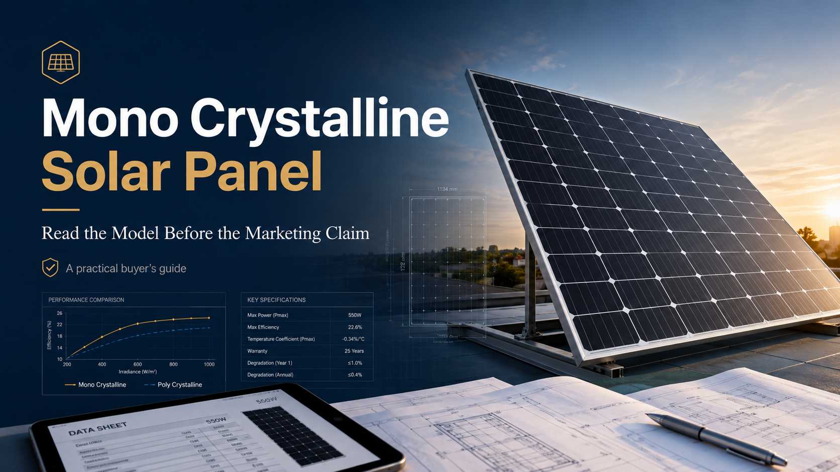 Which Solar Panel Specs Actually Matter for My Project?