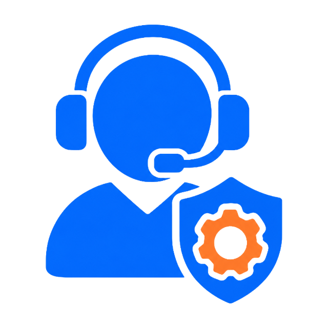 After-sales support icon for solar inverter and energy storage distributors