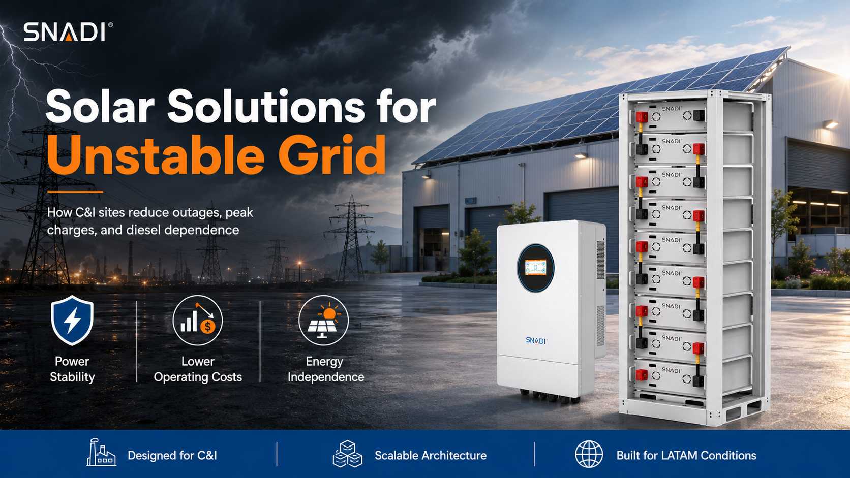 Solar Solutions for Unstable Grid: A Practical C&I Energy Strategy for LATAM